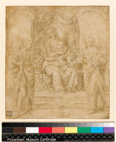 Vergine e Bambino con SS. Giovanni Battista e Sebastiano: Studio per l